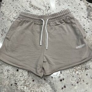 Gymshark Tan Cotton Shorts